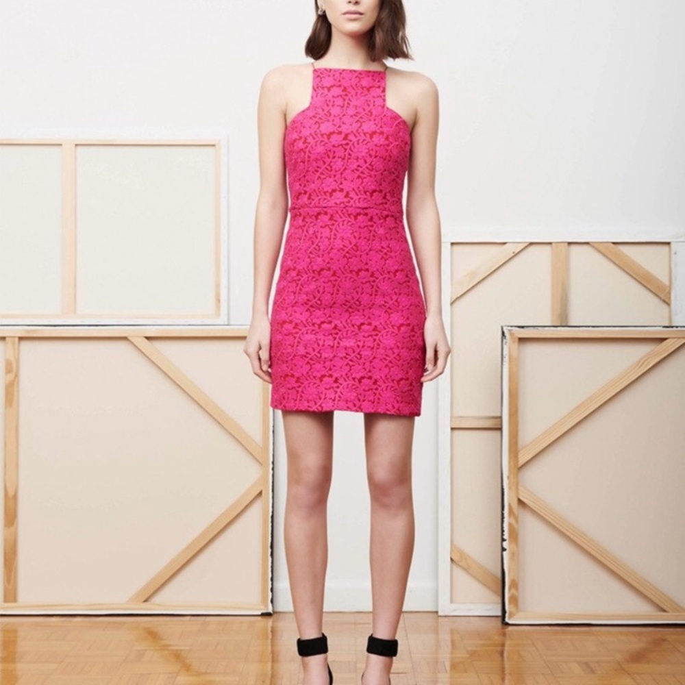 {Mestiza} Floral Brocade Dress